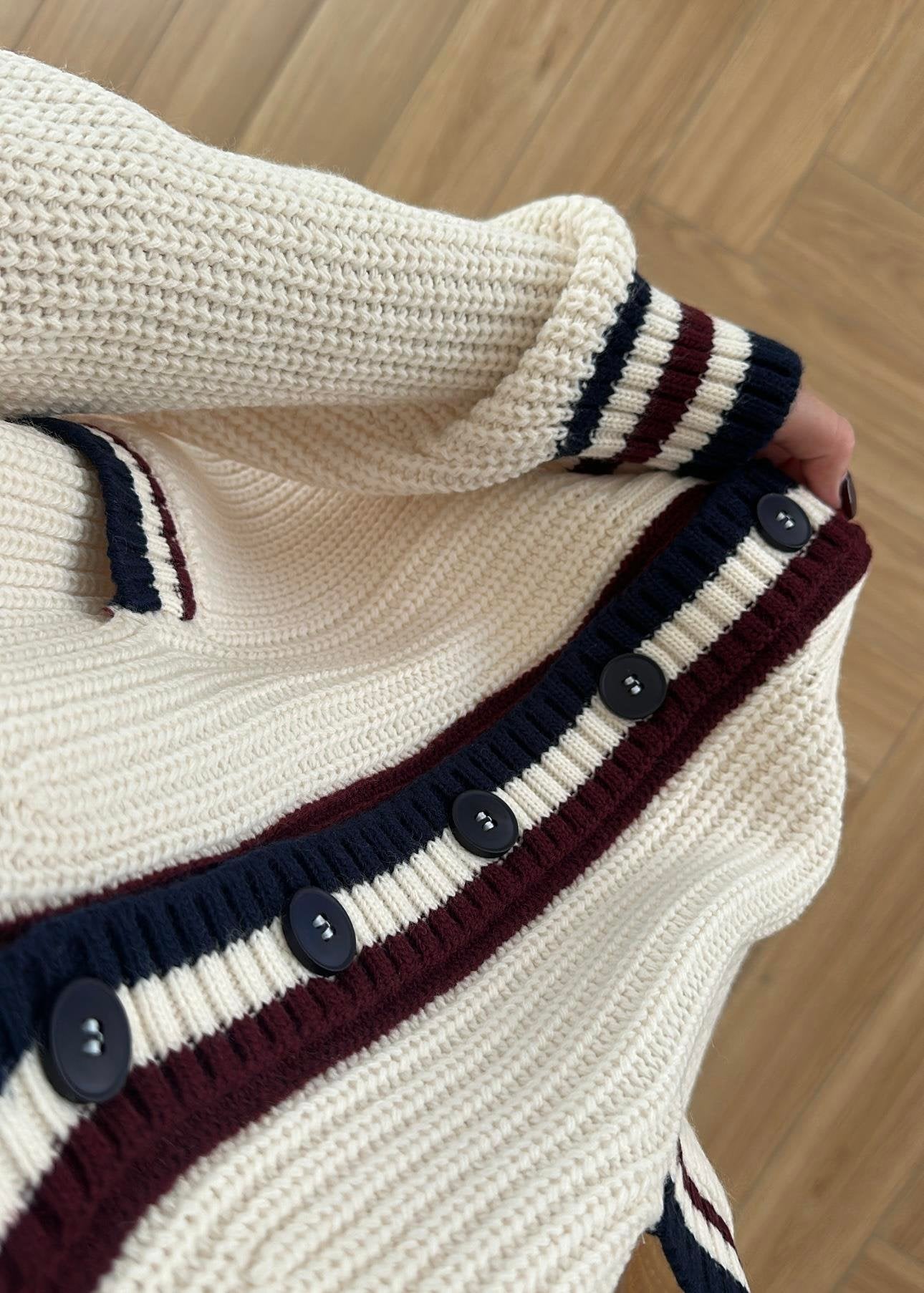 Vanilla - Cardigan Écru à Poches