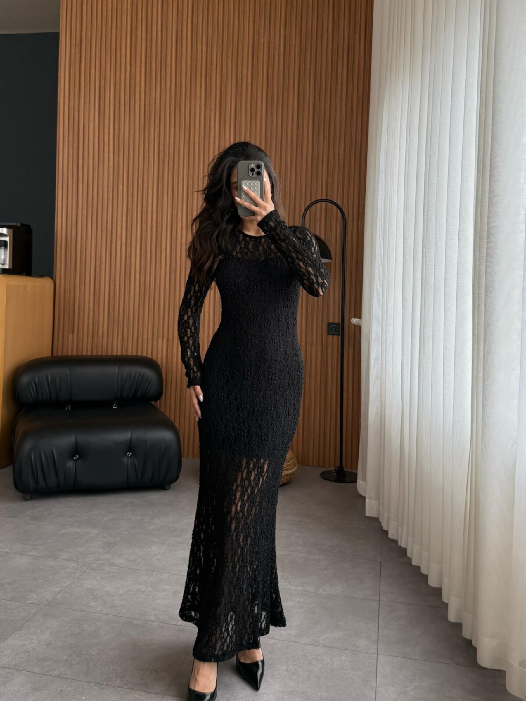 Marie – Robe Longue en Dentelle