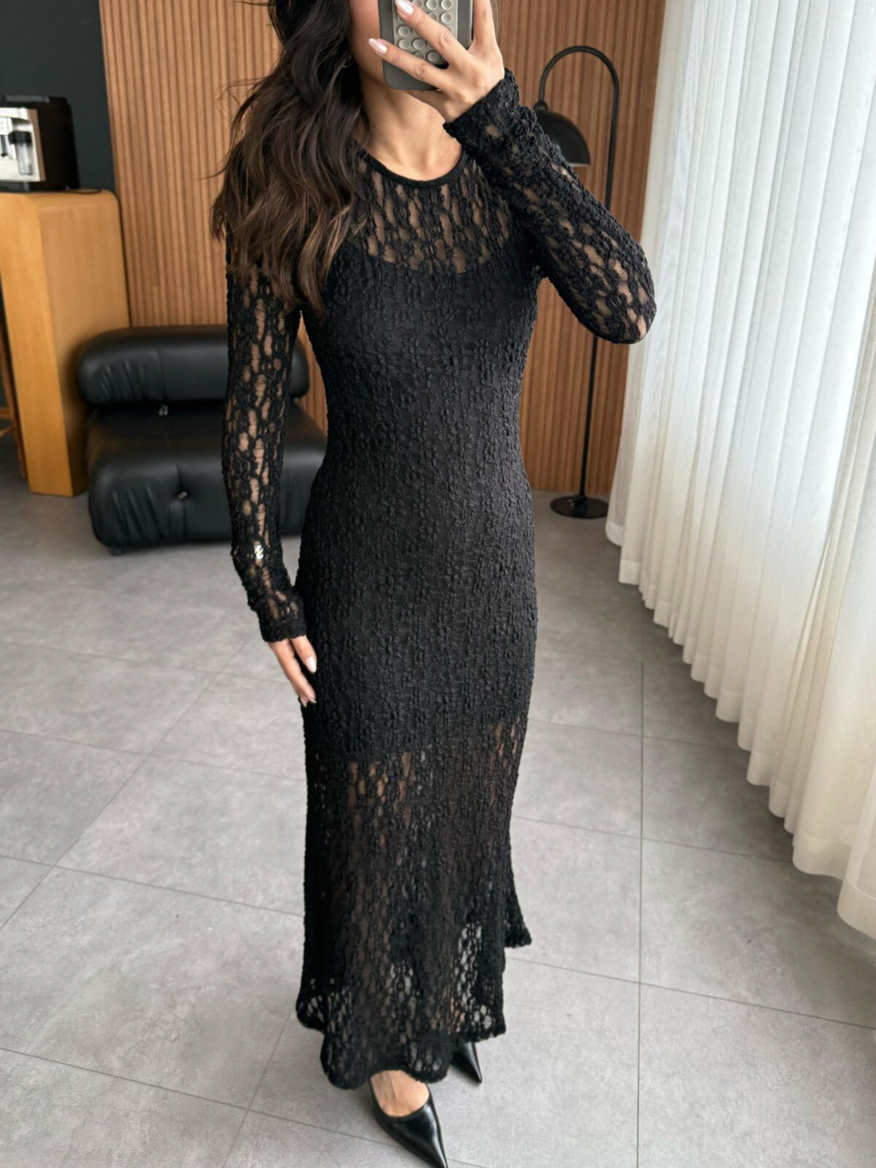 Marie – Robe Longue en Dentelle