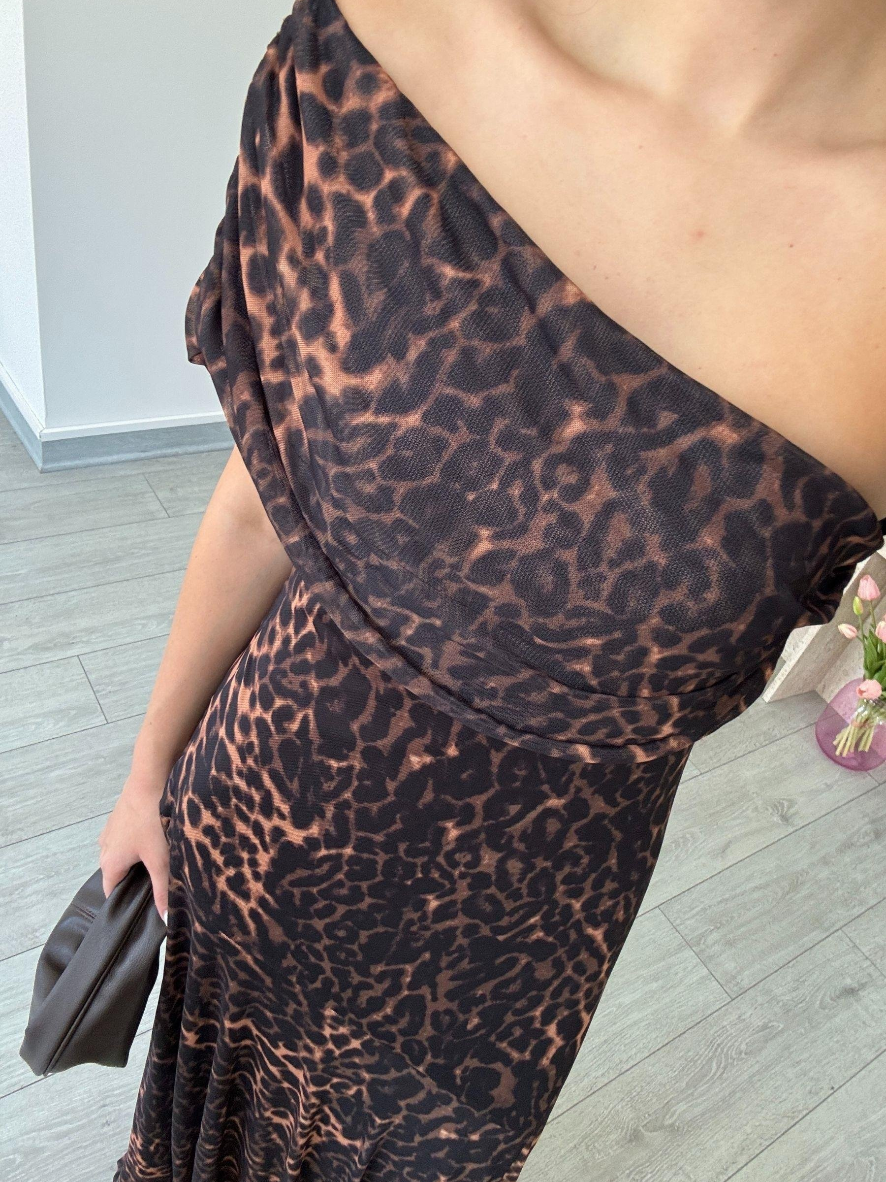 Bohème - Robe Longue Imprimé Léopard