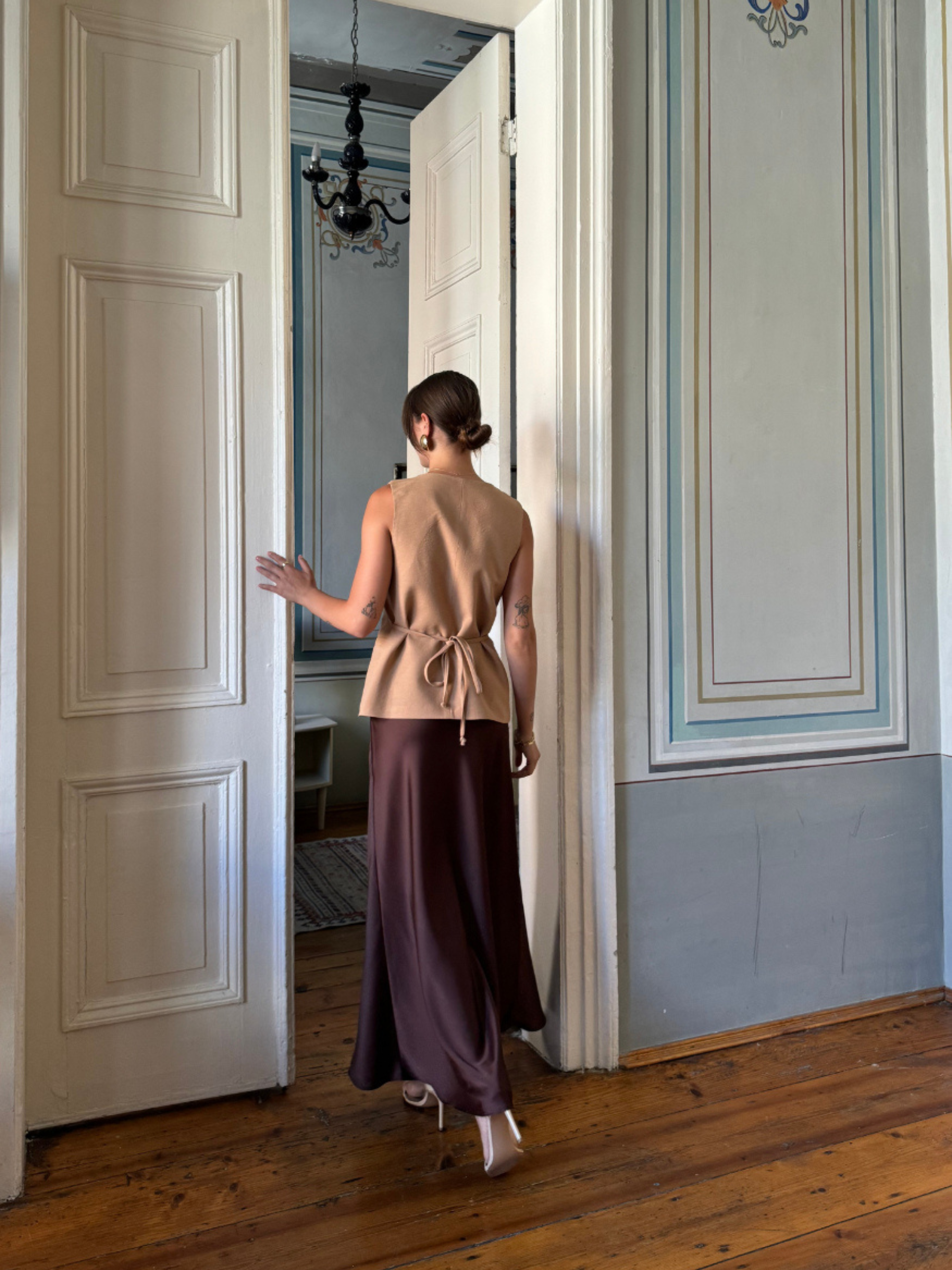 Amélie - Gilet Sans Manches Boutonné