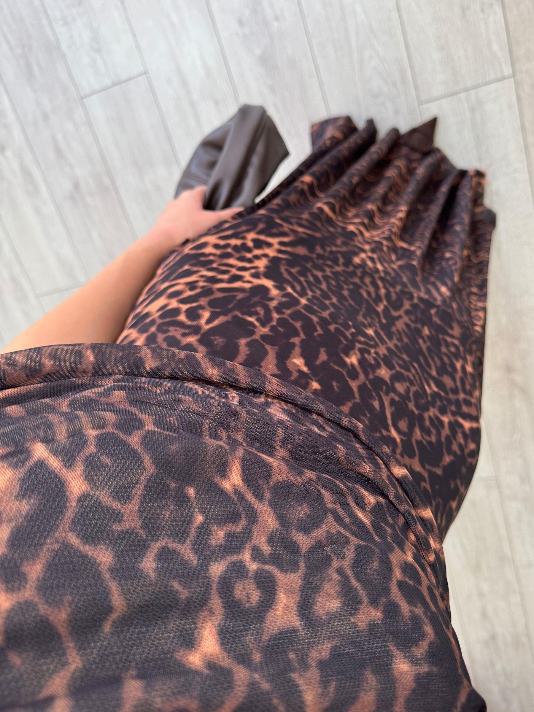 Bohème - Robe Longue Imprimé Léopard