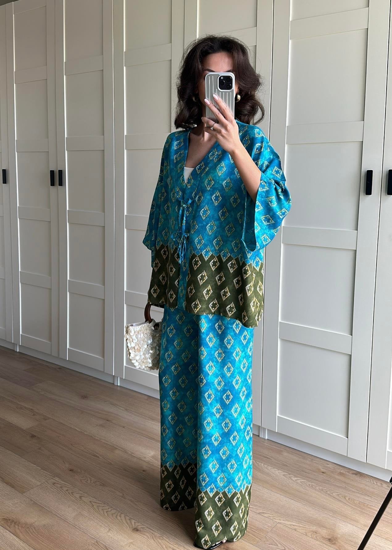 Indra - Ensemble kimono imprimé