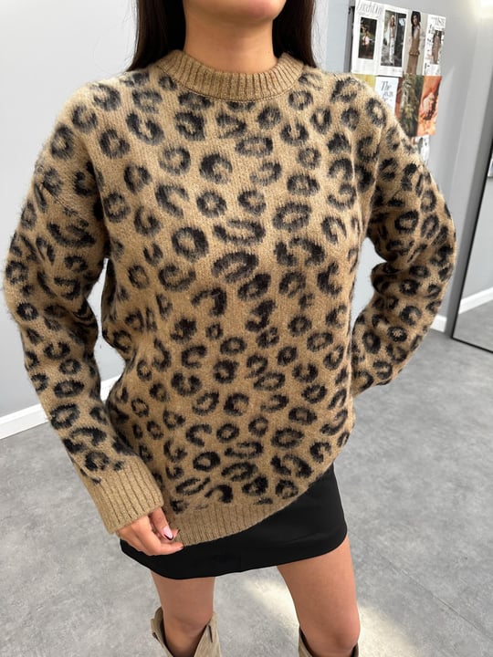 Glam - Pull En Maille Beige