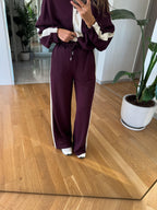 Ezra - Ensemble Décontracté Bordeaux