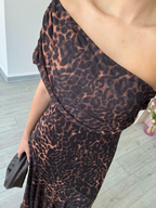 Bohème - Robe Longue Imprimé Léopard