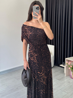 Bohème - Robe Longue Imprimé Léopard