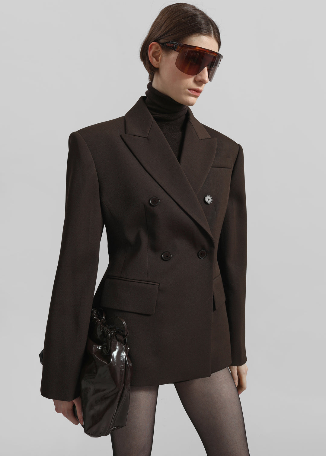 Tailleur Classy– Blazer & Pantalon Raffiné Marron