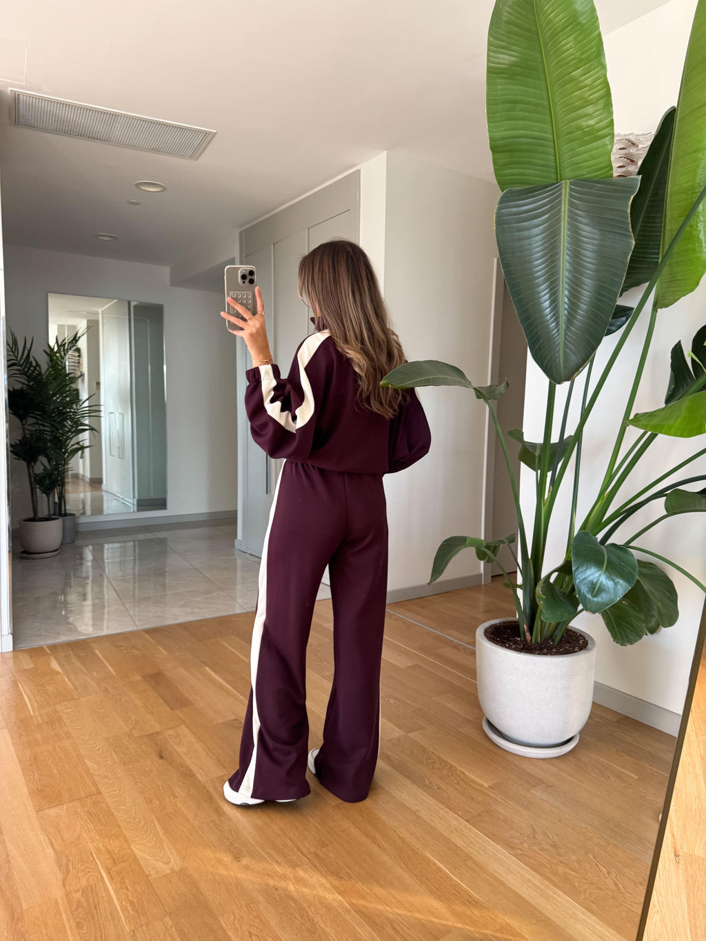 Ezra - Ensemble Décontracté Bordeaux