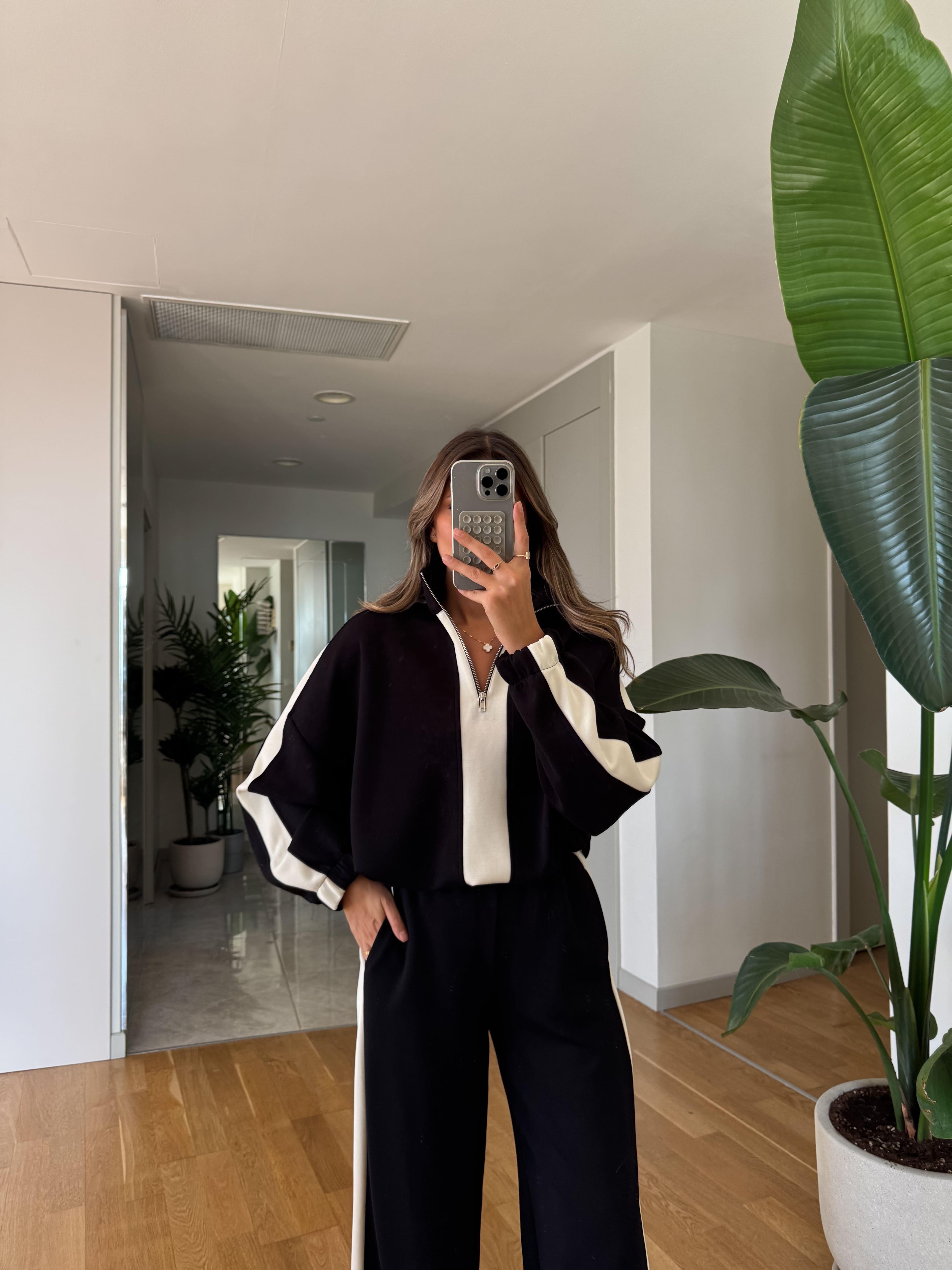 Ezra - Ensemble Décontracté Noir