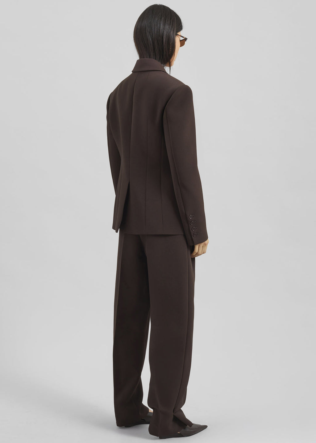 Tailleur Classy– Blazer & Pantalon Raffiné Marron