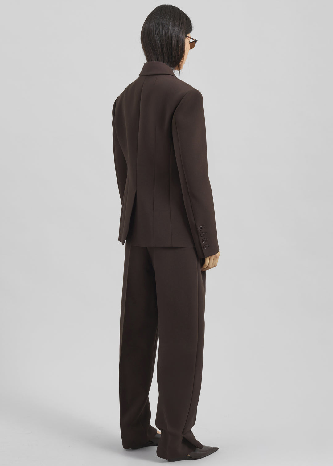 Tailleur Classy– Blazer & Pantalon Raffiné Marron