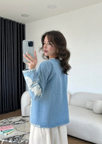 Nora - Veste En Jean Brodée