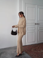 Shanna - Ensemble Pull & Jupe Beige