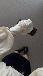 Cloé - Chemise Oversize, Intemporelle Et Raffinée Blanc Cassé