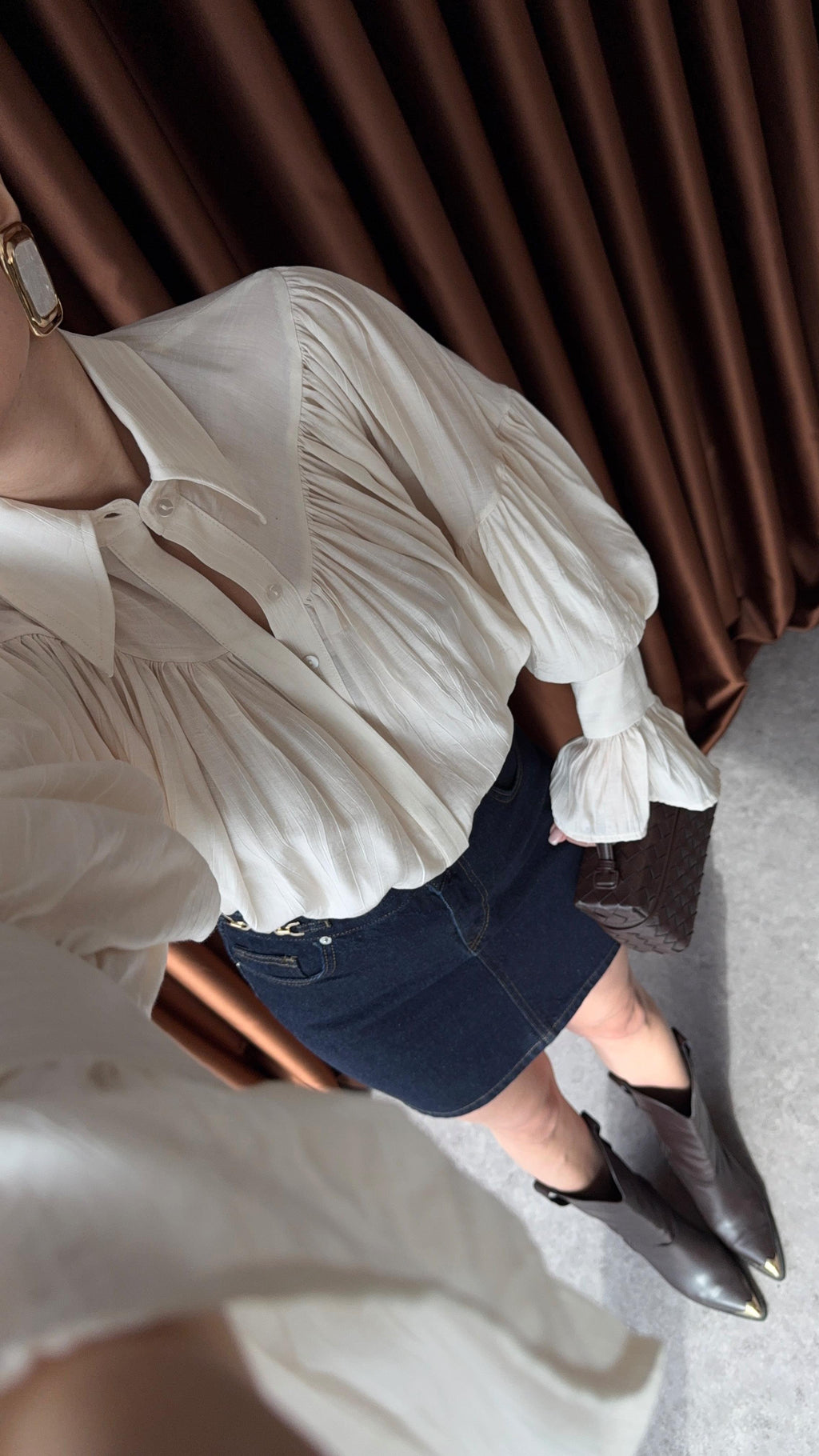 Cloé - Chemise Oversize, Intemporelle Et Raffinée Blanc Cassé