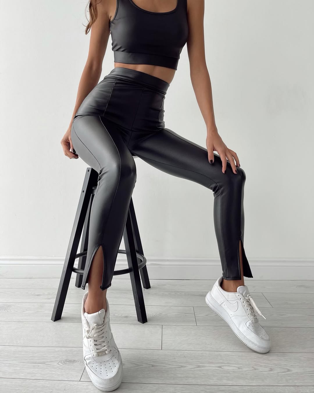 Pantalon Skinny Simili-Cuir