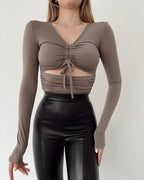Pantalon Skinny Simili-Cuir
